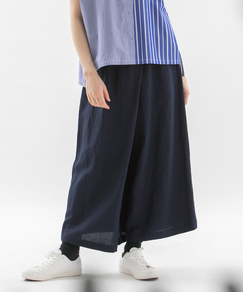 ノップドゥノッド（nop de nod）/Cornetラップ風キュロットパンツ nop de nod（ノップドゥノッド） パンツ Cornetラップ風キュロット