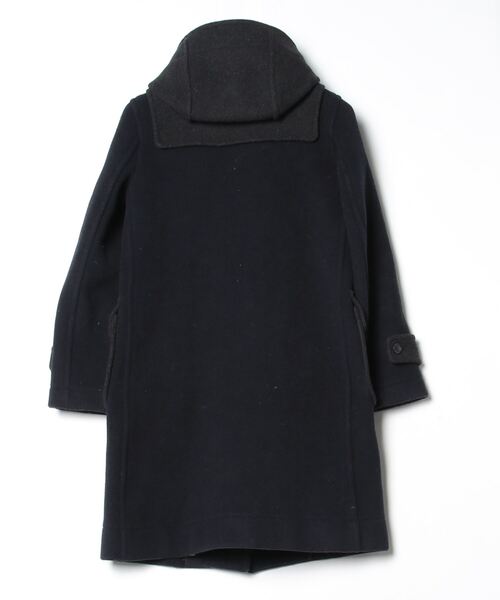 「iliann loeb」 ダッフルコート 38 ネイビー レディース_画像2