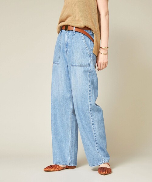 【別注】＜upper hights for conte＞ 別注】＜upper hights for conte＞タックデニムパンツ UN