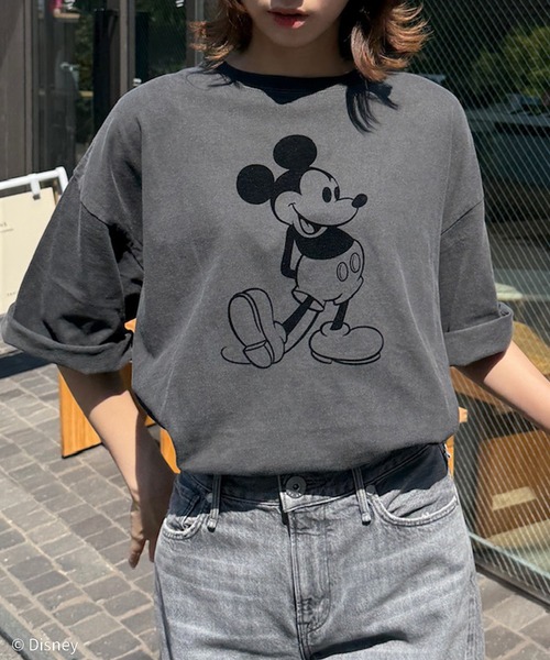 GOOD ROCK SPEED（グッドロックスピード） tシャツ 「GOOD ROCK SPEED」Disney / Mickey Mouse ミッキーマウス  / ヴィンテージライクTシャツ レディース : ZOZOTOWN Yahoo!店 - 通販 - Yahoo!ショッピング GOOD ROCK SPEED Tシャツ　ミッキー　グレー