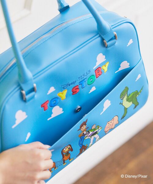 Disney ボストンバッグ トイストーリー/カーナンバーバッグ