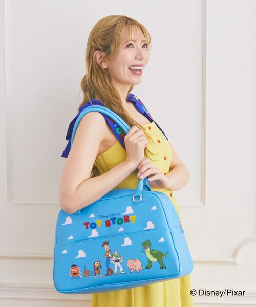 ディズニー PIXAR  TOY STORY ボストンバッグ Disney ボストンバッグ トイストーリー/カーナンバーバッグ