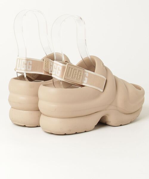 UGG Australia 「UGG」 ヒールサンダル 23.0cm ベージュ