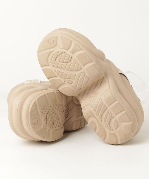UGG Australia 「UGG」 ヒールサンダル 23.0cm ベージュ