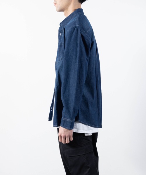 シャツ 6.5oz ライトデニムシャツ メンズ レディース : ZOZOTOWN Yahoo