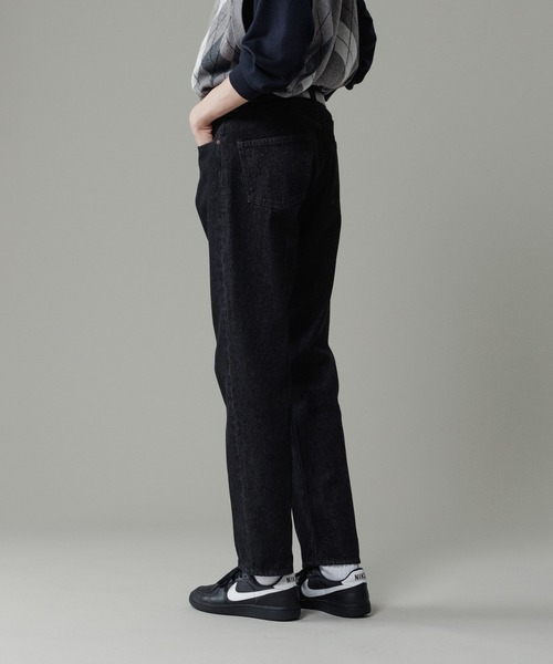 「ADAM ET ROPE'」 デニムパンツ M ブラック系その他 メンズ