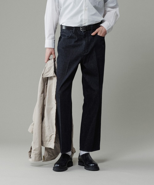 「ADAM ET ROPE'」 デニムパンツ M ブラック系その他 メンズ