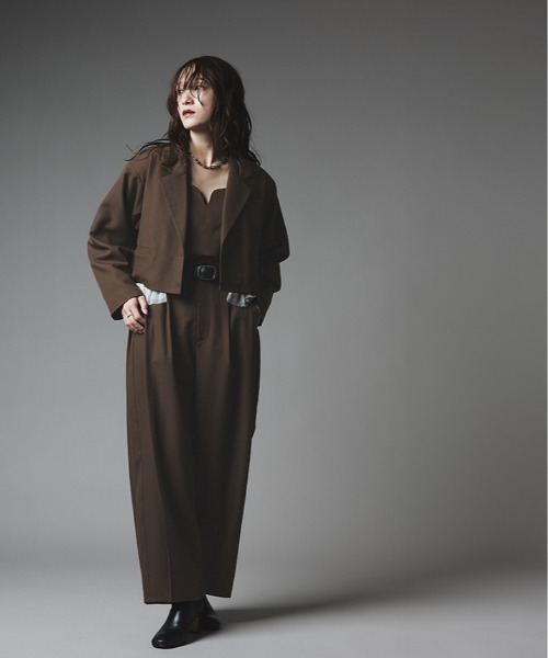 W：Huku ジャケット テーラードジャケット 「W:Huku / ストレッチ 