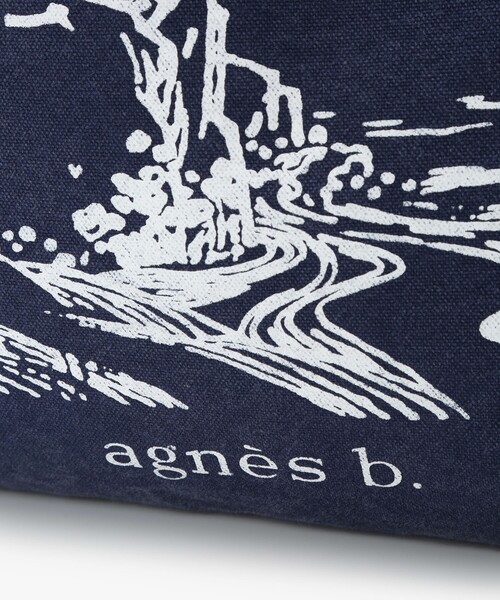 agnes b.（アニエスベー） トートバッグ SUNRISE コットン ラージ