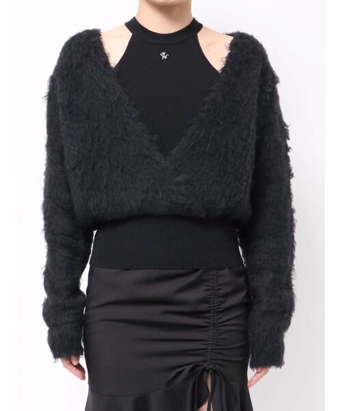 EATME（イートミー） ニット セーター カシュクールドッキングニット