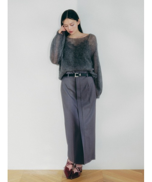 FRAY I.D（フレイ・アイディー） ニット セーター シアーモヘヤニット