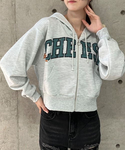 JANE SMITH 超美品　白のパーカー BIKE STAR（バイクスター） パーカー クロス PT ZIP パーカー メンズ