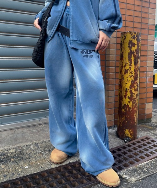 A'gem（エージェム） スウェットパンツ ジャージ A'GEM/9 × .kom