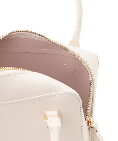 TOCCA 本革 ショルダーバッグ ブラック 黒 レザー ハンドバッグ 2way TOCCA（トッカ） ハンドバッグ ECLAT CARRE LEATHERBAG レザーバッグ