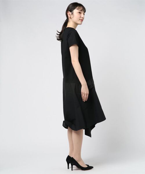 「REKISAMI」 半袖ワンピース 2 ブラック レディース_画像3