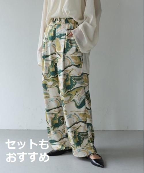 「PREFERIR」 ノースリーブブラウス LARGE ネイビー レディース_画像3