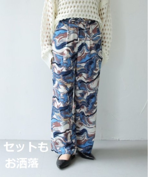 「PREFERIR」 ノースリーブブラウス LARGE ネイビー レディース_画像4