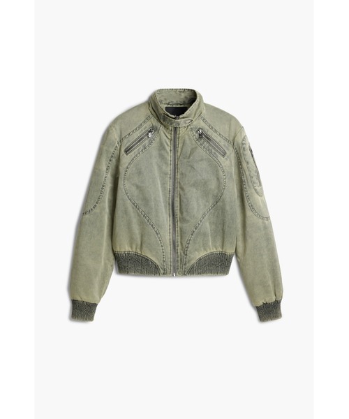 Desigual（デシグアル） ミリタリージャケット モッズコート レザー