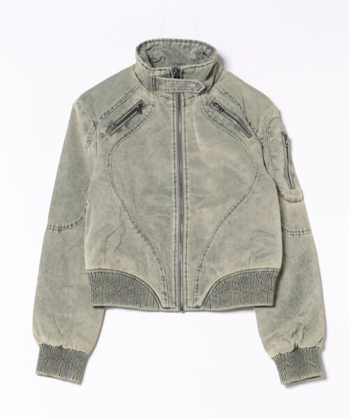 Desigual（デシグアル） ミリタリージャケット モッズコート レザー