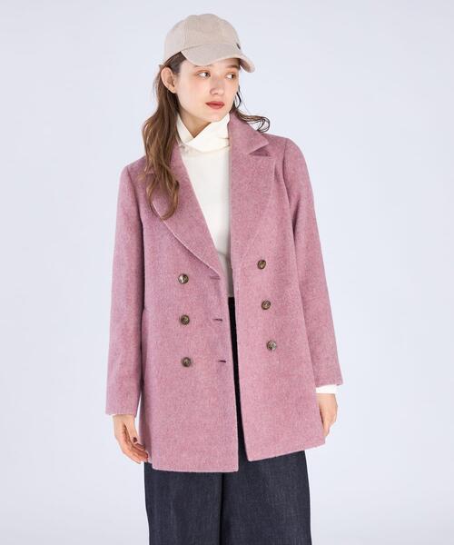 To b. by agnes ピーコート pコート シャギーピーコート レディース