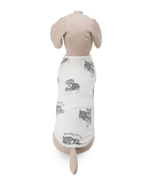 gelato pique（ジェラートピケ） 犬 服 「CAT＆DOG」シュナウザー柄