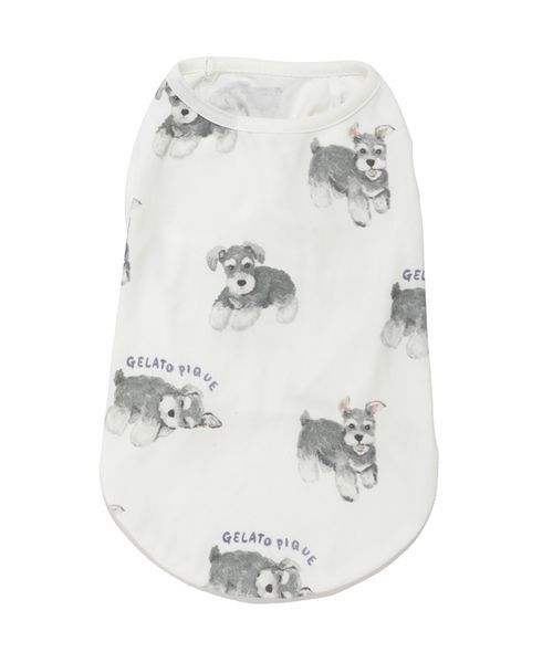gelato pique（ジェラートピケ） 犬 服 「CAT＆DOG」シュナウザー柄