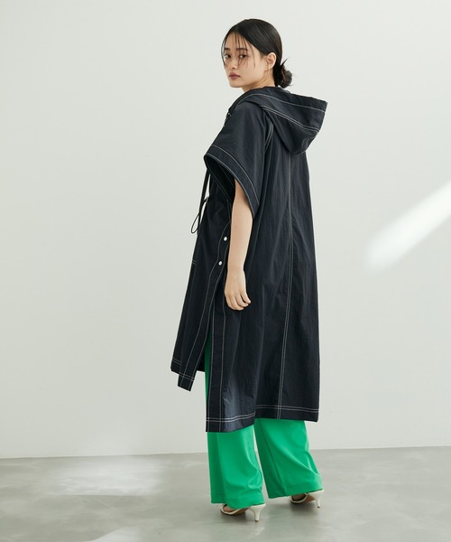 ADAM ET ROPE'（アダムエロペ） ポンチョ FREE ブラック レディース