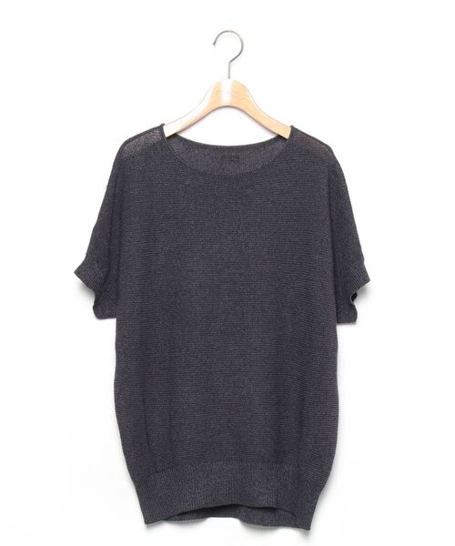 MICA&DEAL（マイカアンドディール） 半袖ニット FREE ブラック