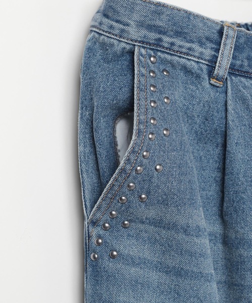 「PBLIM」 デニムハーフパンツ LARGE ブルー系その他 レディース_画像5