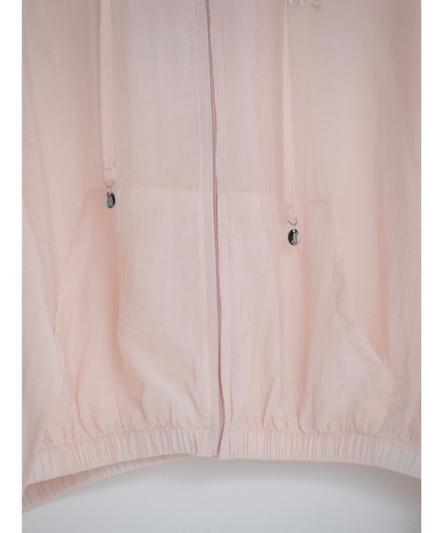 「jumelle」 ジップアップパーカー FREE アイボリー レディース_画像5