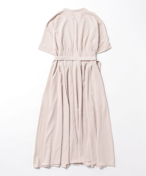 「ROPE' PICNIC」 半袖ワンピース 38 ライトグレー レディース_画像2