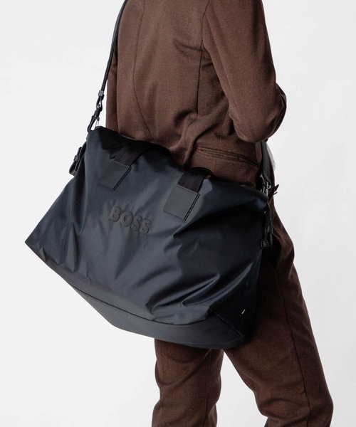 未使用品 入手困難 HUGO BOSS LEON掲載 カモフラ ボディバッグ BOSS（HUGO BOSS） ボストンバッグ BOSS Catch 3.0 Holdall ボス