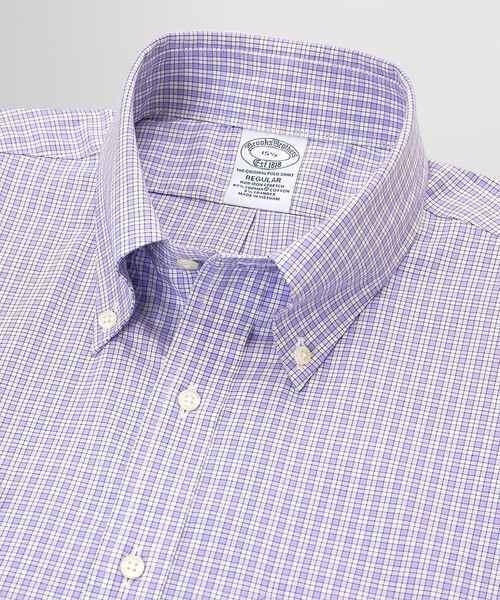 「BROOKS BROTHERS」 半袖シャツ 16.5 ライトブルー メンズ_画像7