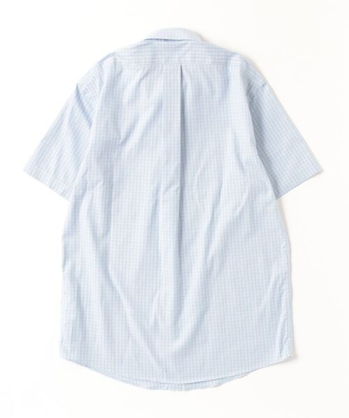 「BROOKS BROTHERS」 半袖シャツ 16.5 ライトブルー メンズ_画像9