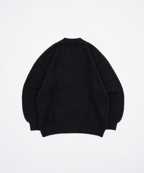 ADAMASTE 長袖ニット LARGE ブルー メンズ : ZOZOTOWN Yahoo!店 - 通販