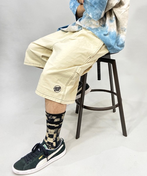 「SANTA CRUZ」 ハーフパンツ M グリーン メンズ_画像2