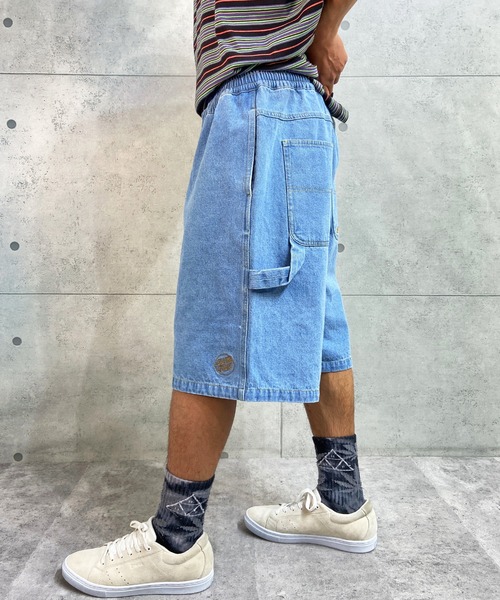 「SANTA CRUZ」 ハーフパンツ M グリーン メンズ_画像3