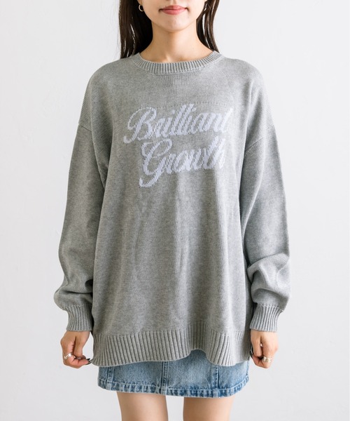 「OLIVE des OLIVE」 長袖ニット FREE ネイビー レディース_画像2