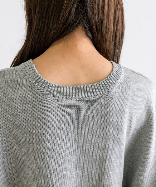 「OLIVE des OLIVE」 長袖ニット FREE ネイビー レディース_画像5