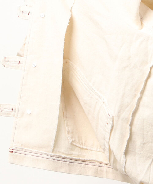 「TINA：JOJUN」 デニムジャケット M アイボリー レディース_画像5