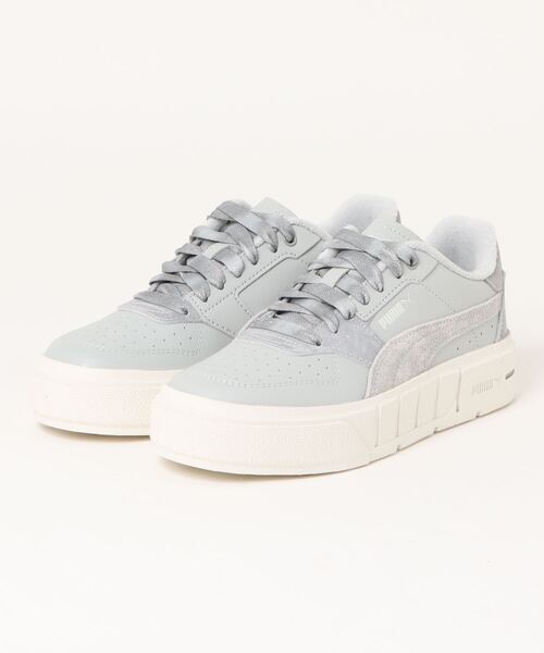 「PUMA」 ローカットスニーカー 22.0cm グリーン レディース_画像5