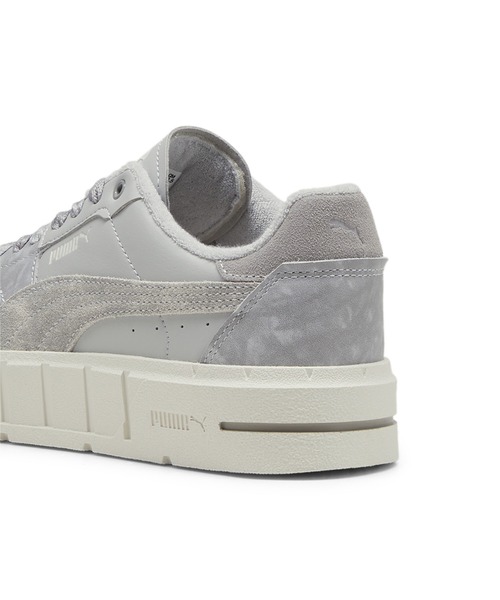 「PUMA」 ローカットスニーカー 22.0cm グリーン レディース_画像6