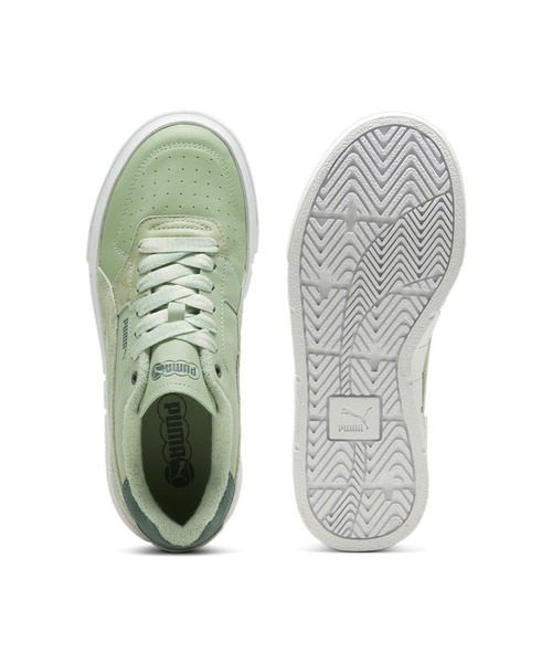 「PUMA」 ローカットスニーカー 22.0cm グリーン レディース_画像7