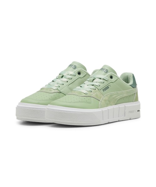 「PUMA」 ローカットスニーカー 22.0cm グリーン レディース_画像9