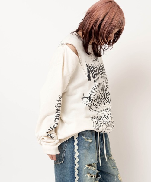 RNA（アールエヌエー） トレーナー スウェット M2634 ショルダーZip