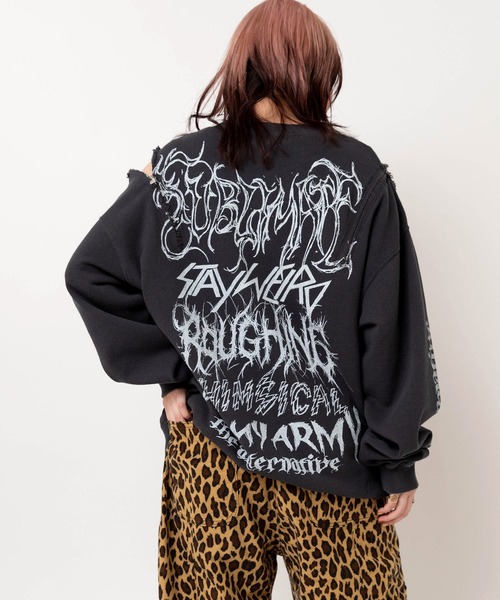 RNA（アールエヌエー） トレーナー スウェット M2634 ショルダーZip