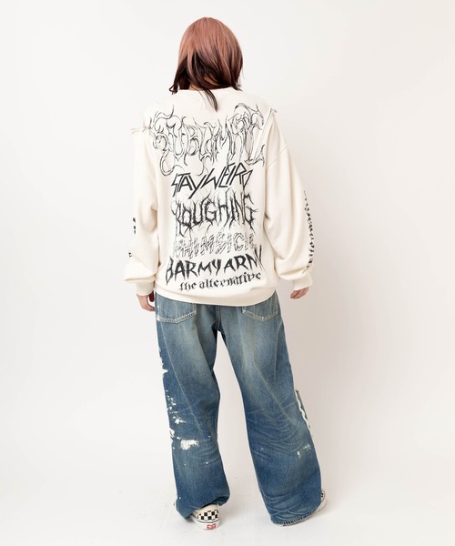 RNA（アールエヌエー） トレーナー スウェット M2634 ショルダーZip