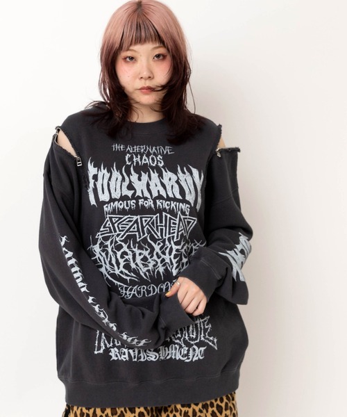 RNA（アールエヌエー） トレーナー スウェット M2634 ショルダーZip