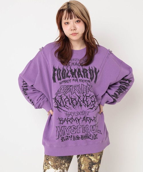 RNA（アールエヌエー） トレーナー スウェット M2634 ショルダーZip