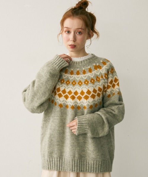 Crisp クリスプ　ノルディックケーブルニット　sale Crisp - Crisp クリスプ ノルディックケーブルニット saleの通販 by